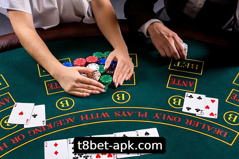 Mesa de Blackjack t8bet